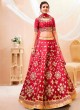 Premium Art Silk Lehenga Choli with Designer Jari and Sequins Embroidery for Special Occasions  in Surat