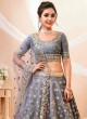 Premium Art Silk Lehenga Choli with Designer Jari and Sequins Embroidery for Special Occasions  in Surat