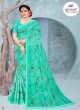 Premium Trendy Georgette Saree Vibrant Colors and Graceful Drape  in Surat