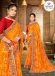 Printed Bandhani Saree Elegant Traditional Artistry for the Modern Woman  in Surat