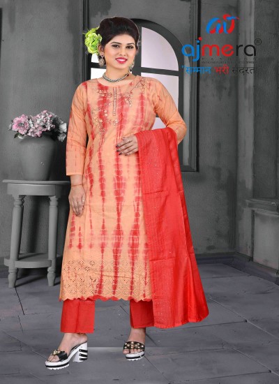Rayon Embroidered Kurti with Elegant and Detailed Design in Surat
