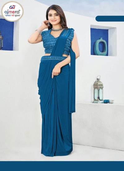 Ready to Wear Sarees Affordable Pre Stitched Collection for Effortless Elegance Ajmera Fashion Limited in Surat
