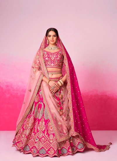 Reliable Silk Lehenga Exporter Bulk Orders Handcrafted Designs Global Shipping in Surat