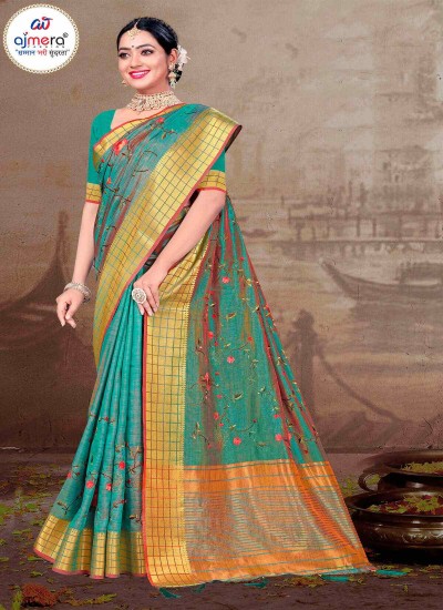 Satin Cotton Saree Graceful Sheen with Breathable Comfort in Surat