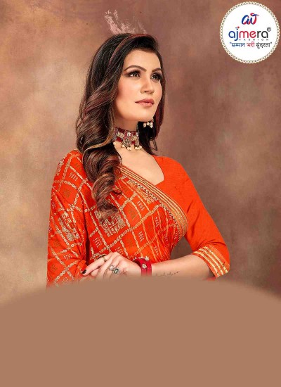 Shop Beautiful Bandhani Saree Vibrant Tie Dye and Traditional Style in Surat