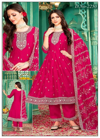 Silk and Net Anarkali Suits for Bridesmaids Luxury Ethnic Wear in Surat