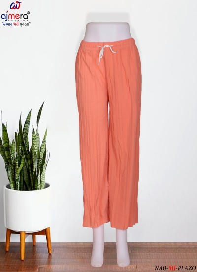 Soft and Breathable Plain Palazzo Pants for Everyday Wear in Surat