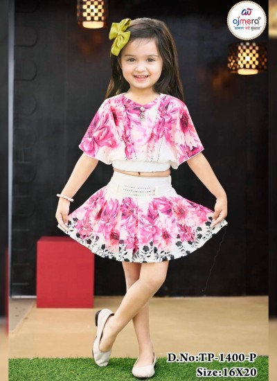 Stylish Kids Skirts and Shorts Premium Fabrics and Trendy Designs by Ajmera Fashion in Surat