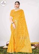 Traditional Kerala Cotton Saree Classic White with Gold Border  in Surat