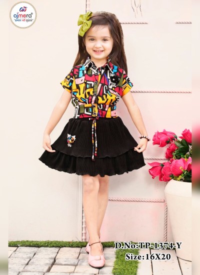 Trendy Kidswear in Bulk Skirts and Shorts at Factory Prices in Surat
