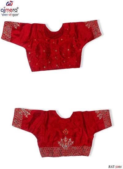 Vintage Look Designer Blouse with Feminine Lace Touches in Surat