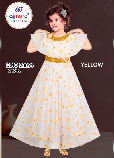 Wholesale Kids Designer Dresses Premium Party Ethnic and Casual Wear in Surat