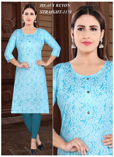 Wholesale Market Ladies Printed Kurtis Collection from Ajmera Fashion Limited in Surat