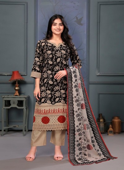 Womens Pakistani Fancy Kurti Elegant Half Sleeve Embroidered Tunic in Soft Cotton Silk or Georgette in Surat